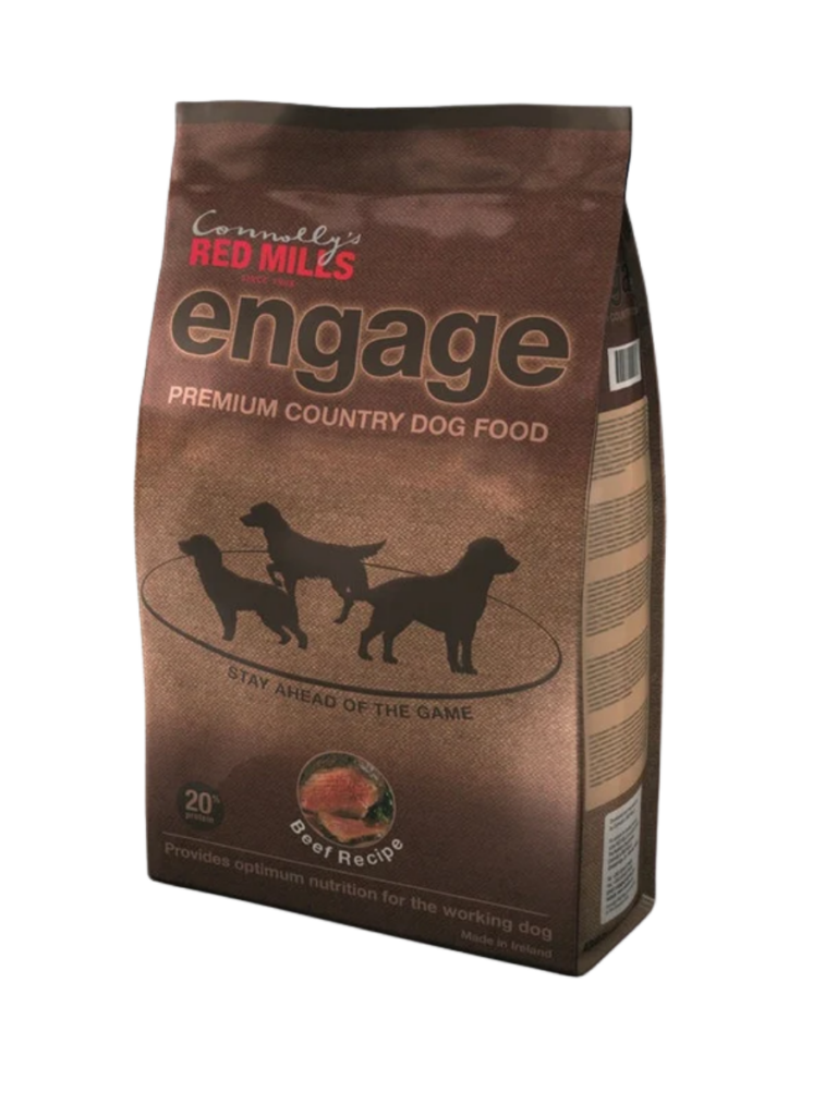 Engage Beef dog food bag