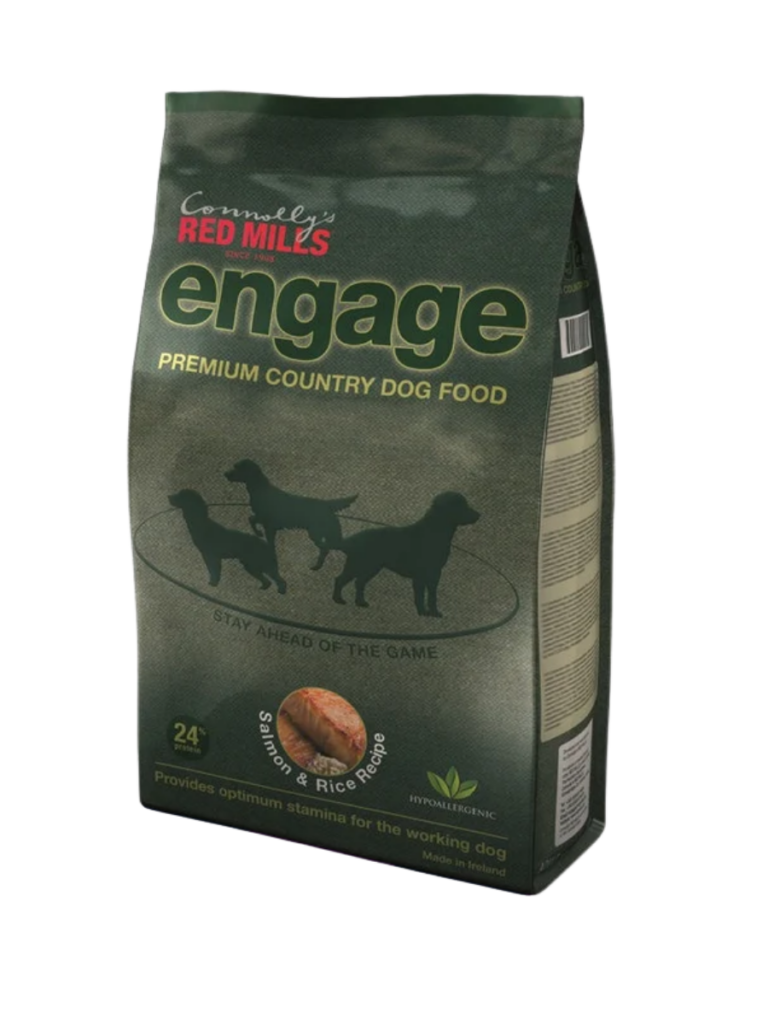 Engage Salmon & Rice dog food bag