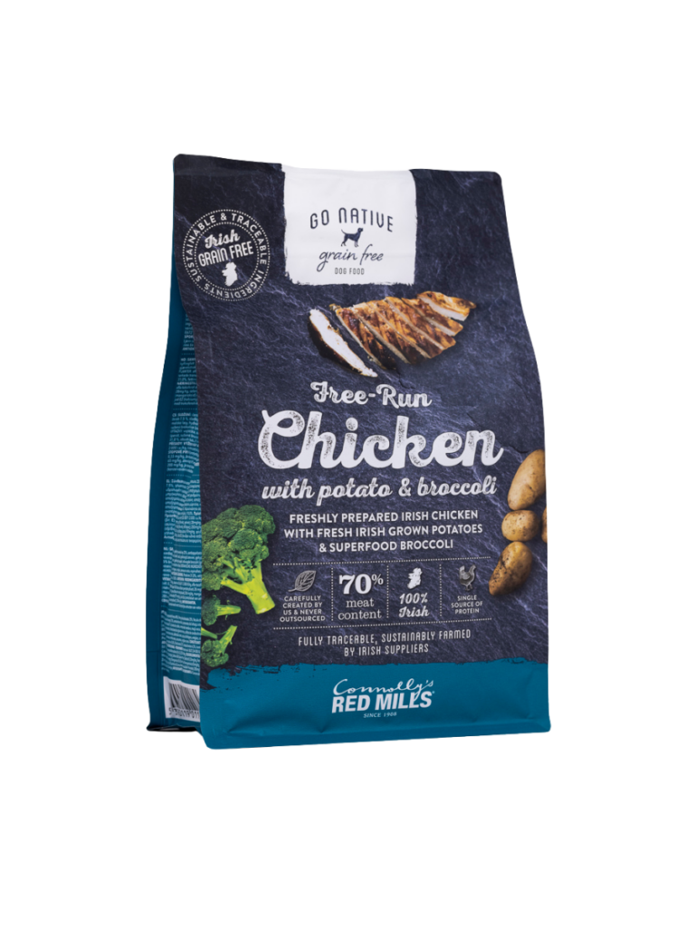 Go Native Chicken with Potato & Broccoli dog food bag