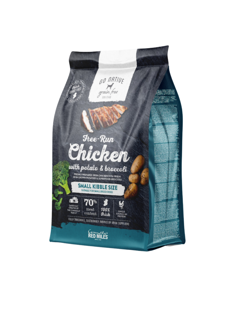 Go Native Small Breed Chicken with Potato & Broccoli dog food bag