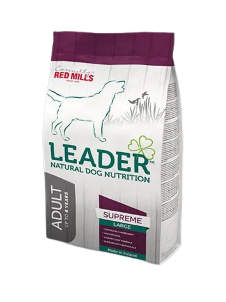 Leader Adult Supreme Large Breed dog food bag