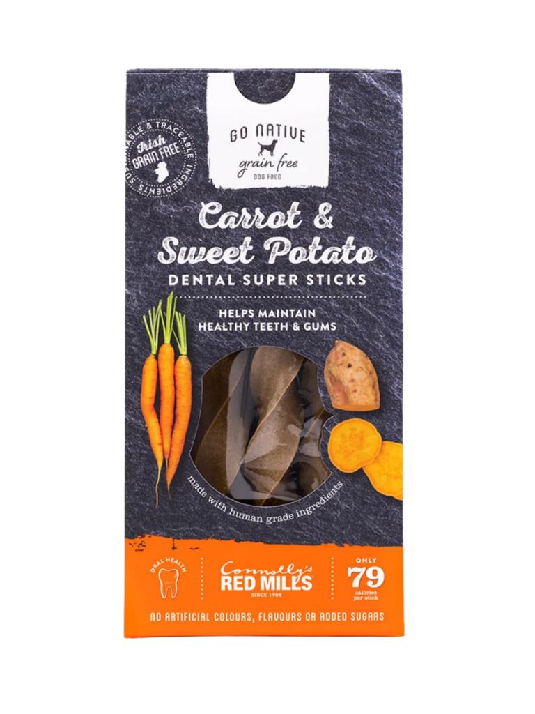 Go Native Carrot & Sweet Potato dental super sticks pack