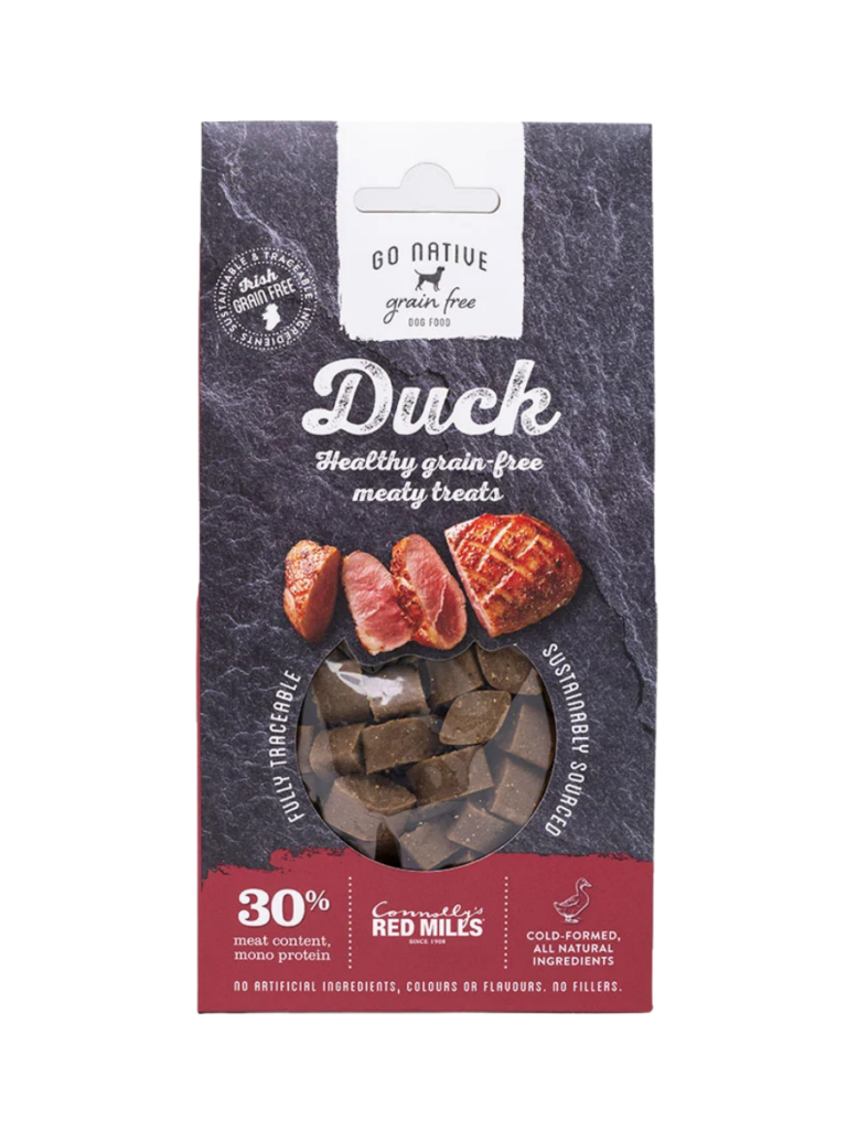 Go Native Duck dog treats pack